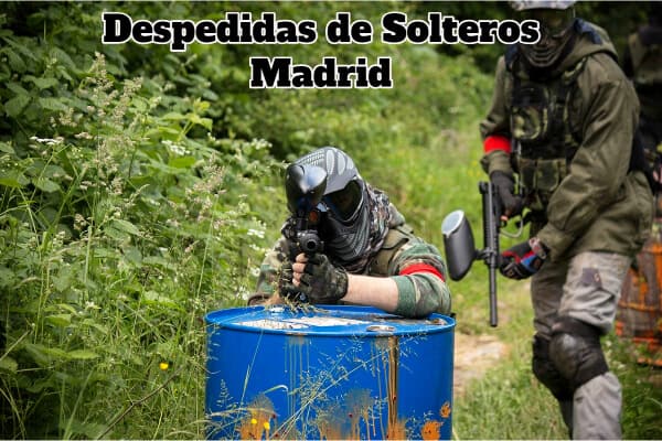 celebrar una despedida de solteros con un paintball